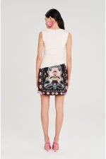 Temple Top - Tencel - Off White - Image 3