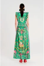 Exotic Long Dress - Jacquard - Image 3