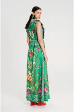 Exotic Long Dress - Jacquard - Image 4