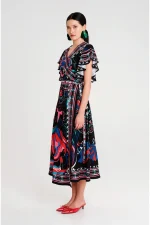 Cosmology Wrap Long Dress - Image 3