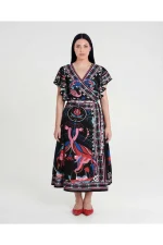 Cosmology Wrap Long Dress - Image 6