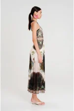Reptile Long Dress - Mesh - Image 2