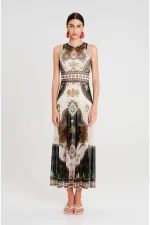 Reptile Long Dress - Mesh - Image 5
