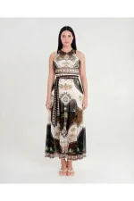Reptile Long Dress - Mesh - Image 8