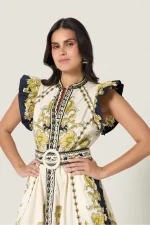 Baronessa Dress - Papyrus Burnished Gold - Image 2