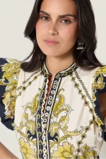Baronessa Dress - Papyrus Burnished Gold - Image 4