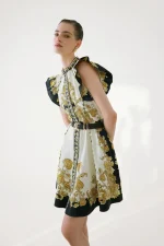 Baronessa Dress - Papyrus Burnished Gold - Image 7