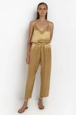 Golden Hour Satin Pants - Image 3