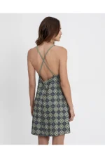Mosaic Slip Dress - Image 2