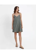 Mosaic Slip Dress - Image 3