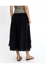 Flow Maxi Skirt - Black - Image 2