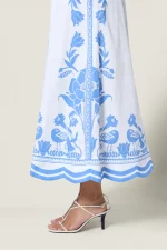 Valmira Dress - Simply White Blue - Image 6