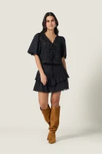 Vinetta Top - Onyx Black
