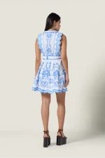 Vixeen Dress - Simply White Blue - Image 5