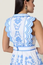Vixeen Dress - Simply White Blue - Image 6