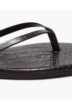 Square Toe Lily - Carob Croc - Image 3