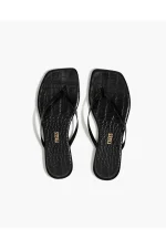 Square Toe Lily - Sable Croc