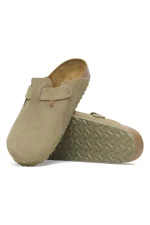 Boston Suede Leather - Faded Khaki - Image 4