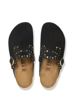 Boston Rivets Suede Leather - Black - Image 2