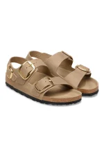 Milano Leather Big Buckle - Tabacco Brown - Image 4