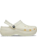 Classic Platform Glitter Clog - Chalk