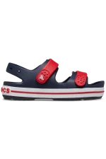 Kids Crocband Cruiser Sandal - Navy/Varsity Red