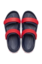 Kids Crocband Cruiser Sandal - Navy/Varsity Red - Image 3