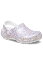 Kids Classic Fantasy Glitter Clog - White - Image 5