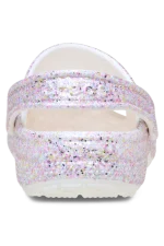 Kids Classic Fantasy Glitter Clog - White - Image 6