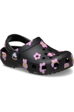 Toddler Classic Flower Clog - Black - Image 5