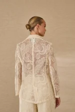 Paisley Lace Blazer - Image 2