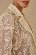 Paisley Lace Blazer - Image 4