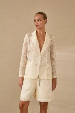 Paisley Lace Blazer - Image 5