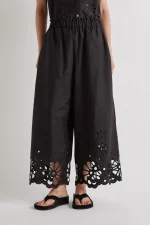 Cutwork Bloom Pants