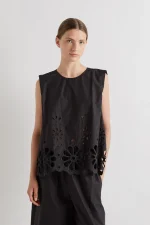 Cutwork Bloom Top