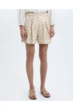 Geo Shorts - White/Gold Champagne - Image 2