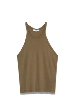 Essential Halter Top - Olive