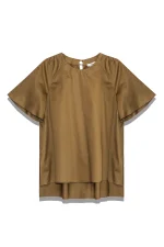 Sienna Flutter Blouse - Olive