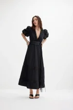 Odessa Dress - Onyx Black - Image 2