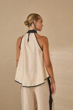 Golden Halter Top - Image 2
