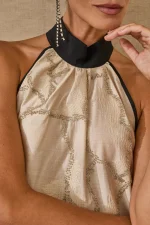 Golden Halter Top - Image 4