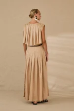 Grecian Pleat Dress - Image 2