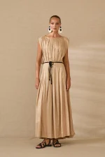 Grecian Pleat Dress - Image 5