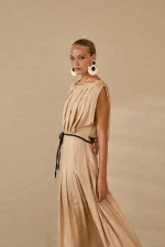 Grecian Pleat Dress - Image 8