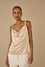 Silk Drape Cami - Image 4