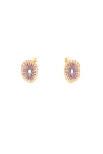 Mini Fungo Earrings - Purple