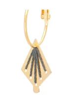Dalia Earrings - Grey - Image 2