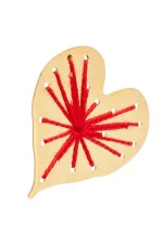 Heartfelt Grove Earrings - Coral - Image 2