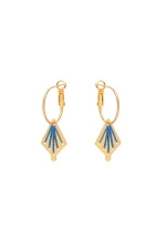 Dalia Earrings - Blue