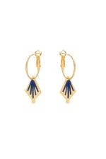 Dalia Earrings - Blue Electric